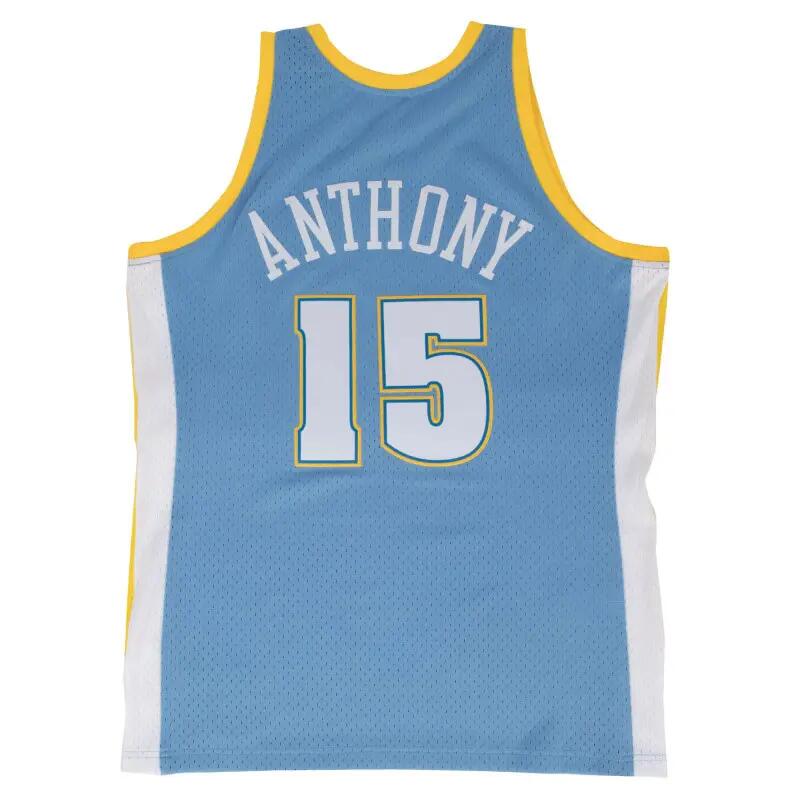 Maillot NBA Carmelo Anthony Denver Nuggets Road 2003-04 Mitchell & ness Hardwood 2/3
