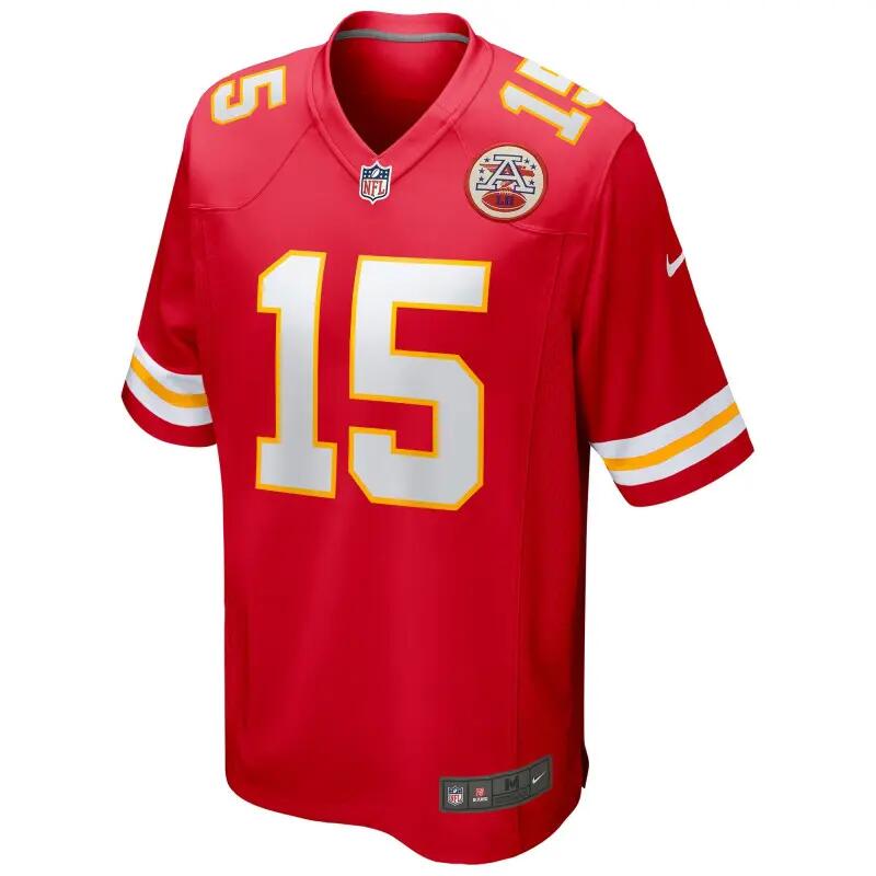 Maillot NFL Patrick Mahomes Kansas City Chiefs Nike Game Home Rouge 1/2