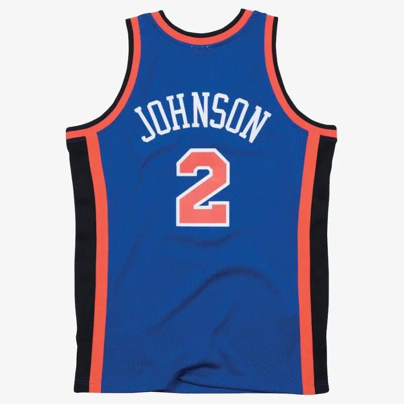 Maillot NBA Larry Johnson New York Knicks 1998-99 Mitchell & ness swingman Hardw 2/3