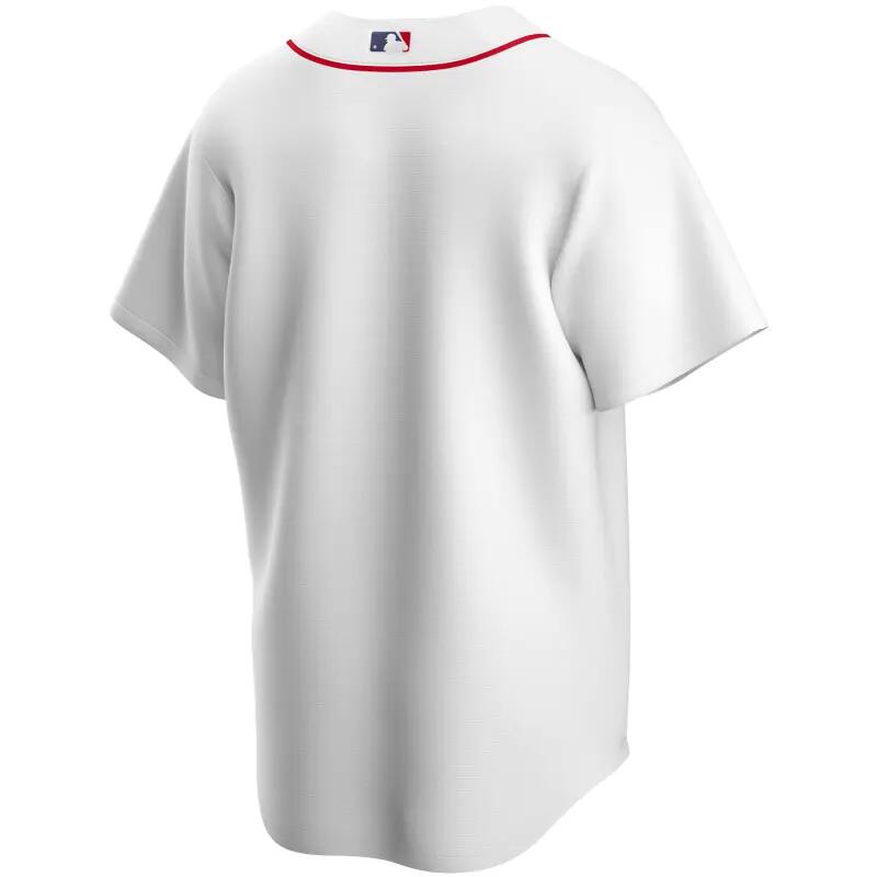 Maillot de Baseball MLB Boston Red Sox Nike Replica Home Blanc pour Homme 2/2