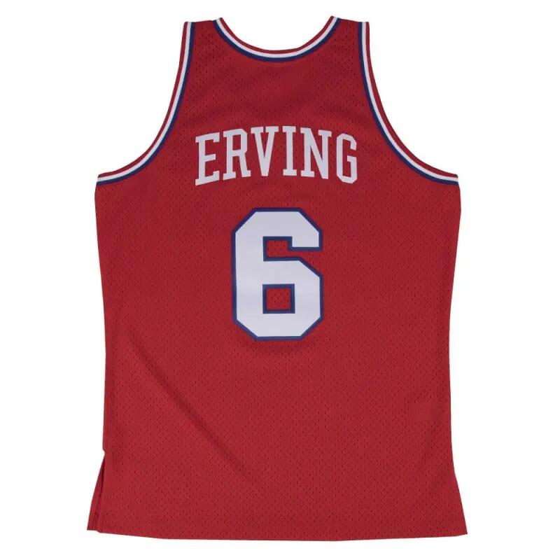 Maillot NBA swingman Julius Erving Philadelphie Sixers Hardwood Classics Mitchel 2/2