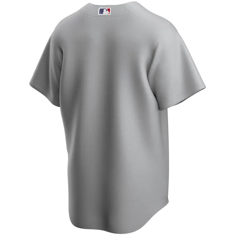 Maillot de Baseball MLB Boston Red Sox Nike Replica Road Gris pour Homme 2/2