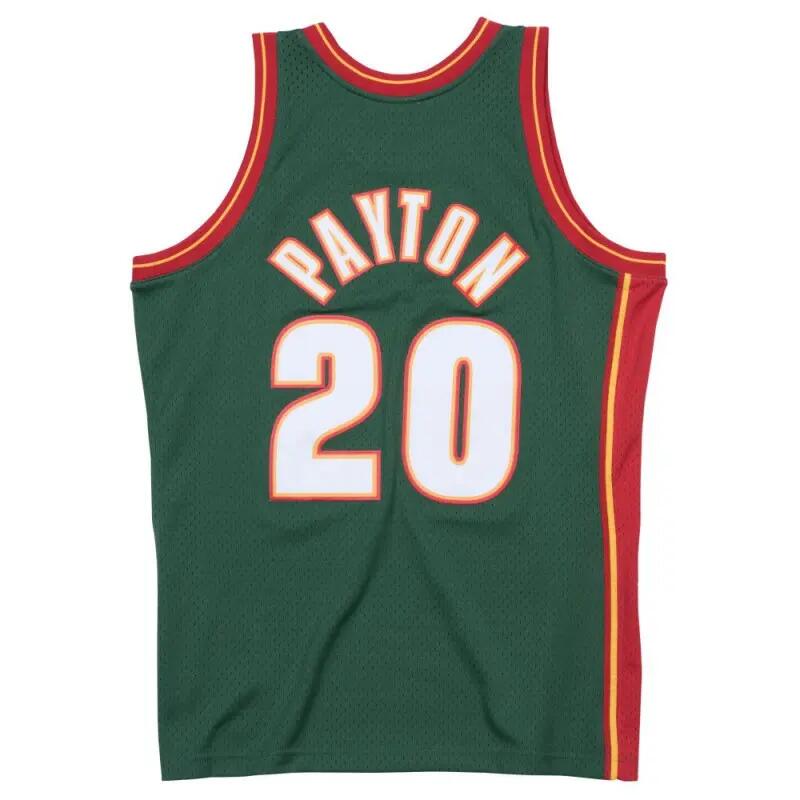 Maillot NBA Gary Payton Seattle Supersonics 1995-96 Mitchell & ness Hardwood Cla 2/3