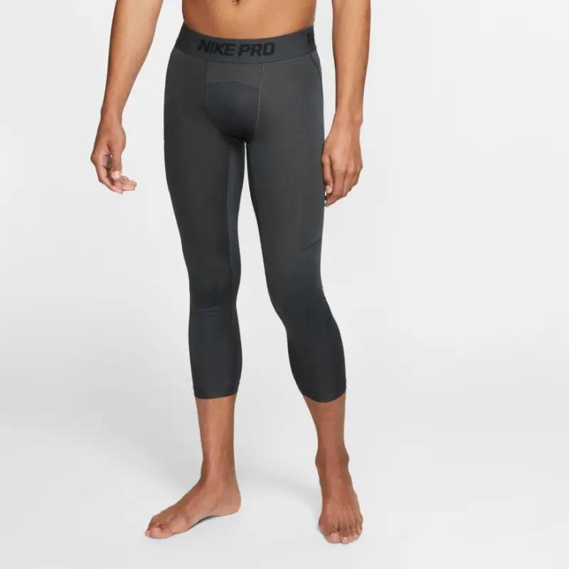 Legging de compression Nike Pro 3/4 Basketball Tights Gris pour homme 3/3