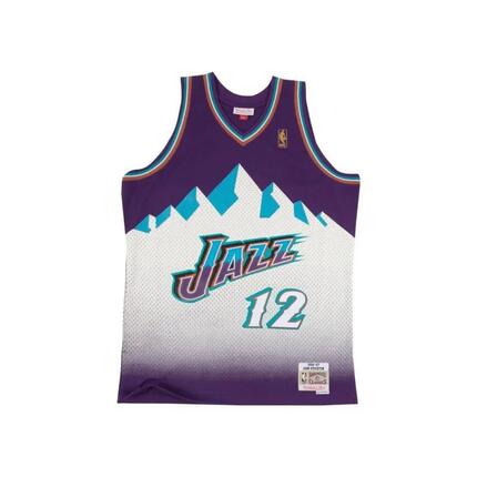 Maillot NBA John Stockton Utah Jazz 1996-97 Mitchell & ness Hardwood Classic swi