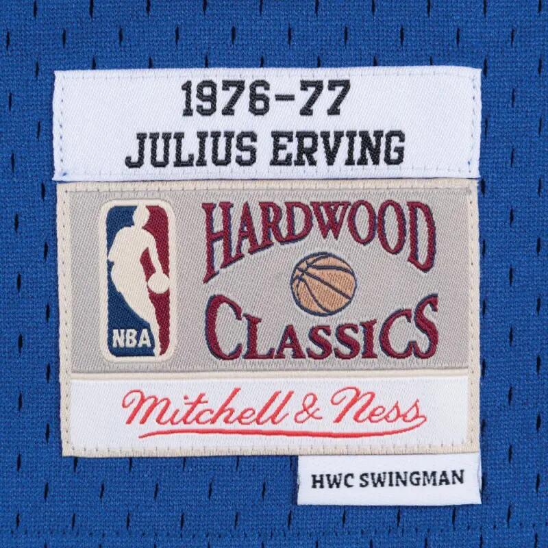 Maillot NBA swingman Julius Erving Philadelphia 76ers 1976-77 Hardwood Classics 3/4