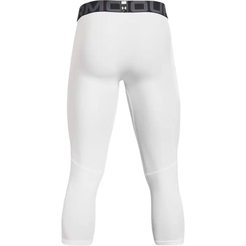 Legging de compression 3/4 Under Armour Heatgeat Blanc pour homme 2/3