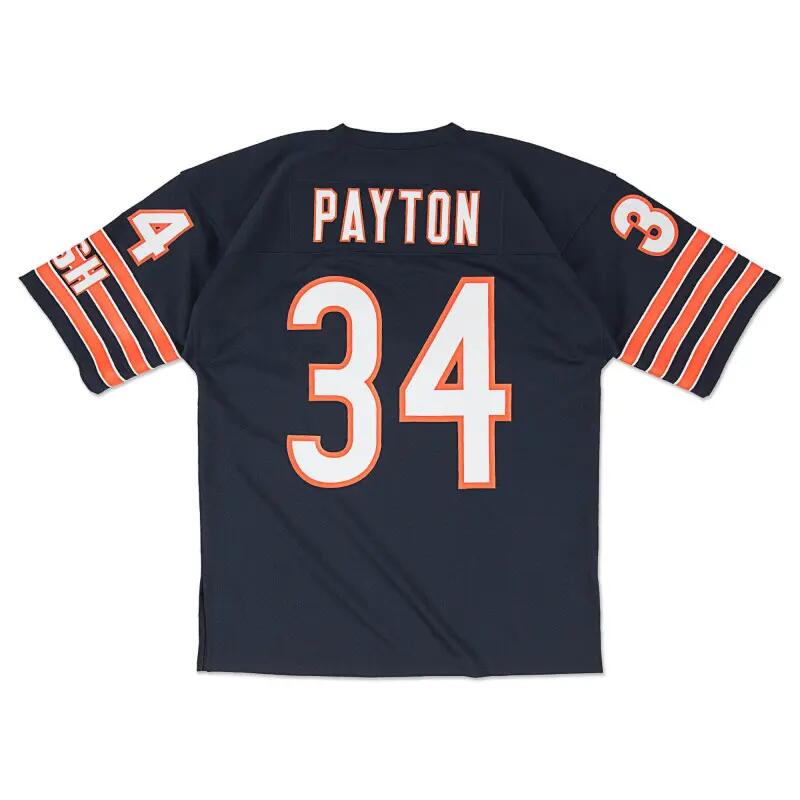 Maillot NFL Walter Payton Chicago Bears 1985 Mitchell & Ness Legacy Retro Bleu M 2/2