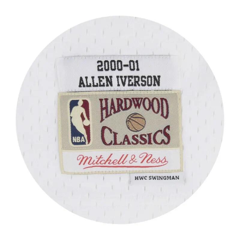 Maillot NBA Allen Iverson Philadelphie Sixers 2000-01 Mitchell & ness Hardwood C 3/3