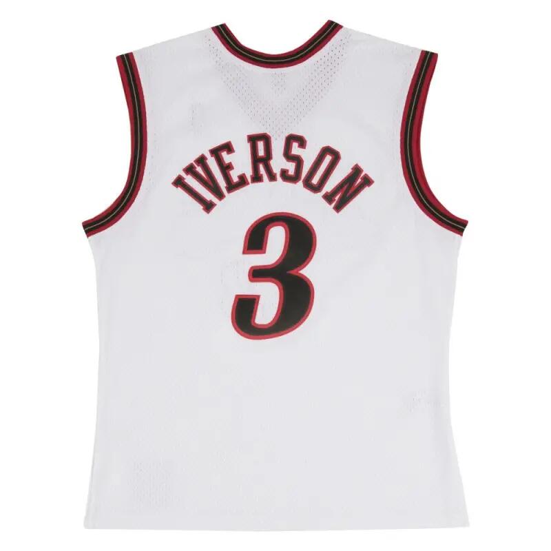 Maillot NBA Allen Iverson Philadelphie Sixers 2000-01 Mitchell & ness Hardwood C 2/3
