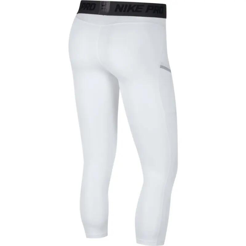 Legging de compression Nike Pro 3/4 Basketball Tights blanc pour homme 2/3