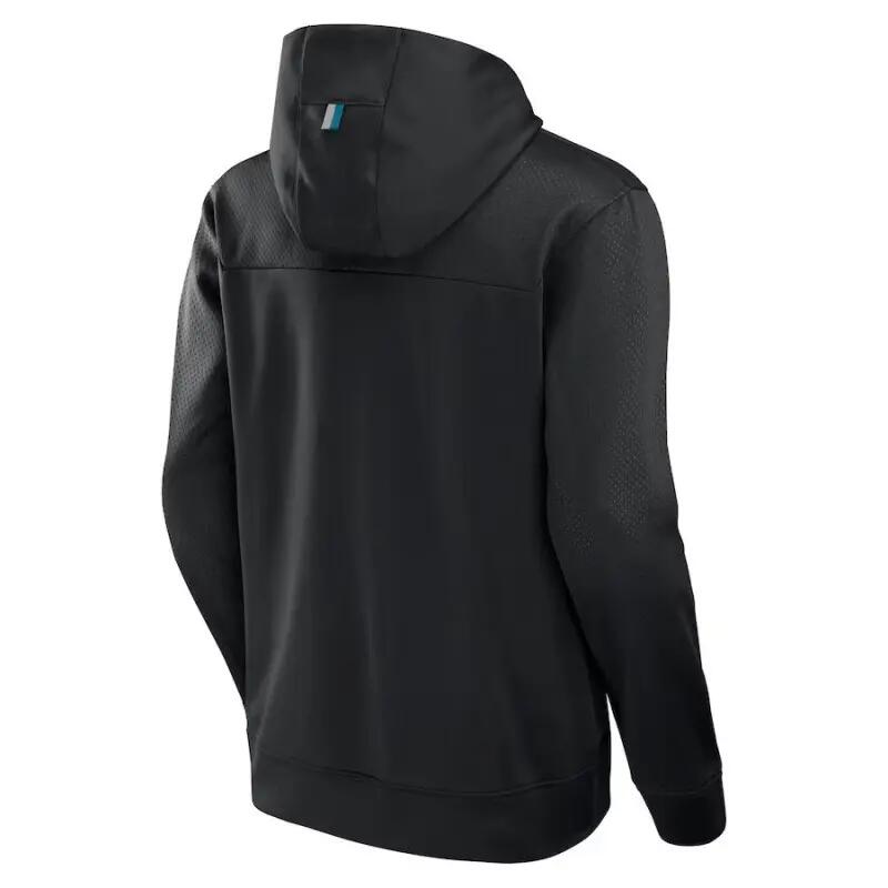 Sweat à capuche NHL San Jose Sharks Fanatics Defender Noir 2/2