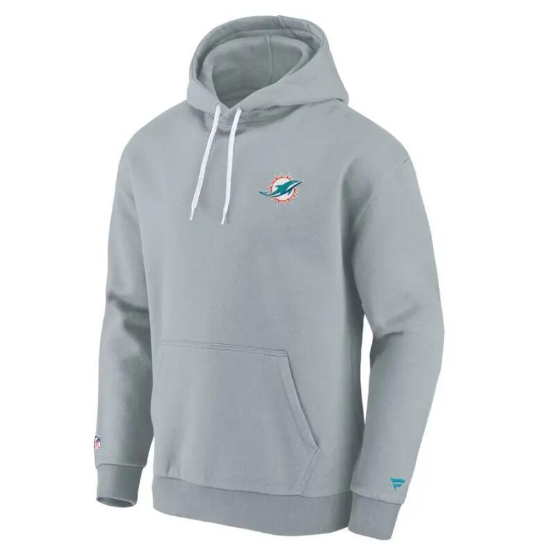 Ensemble Survêtement NFL Miami Dolphins Fanatics Tracksuit Gris 5/5