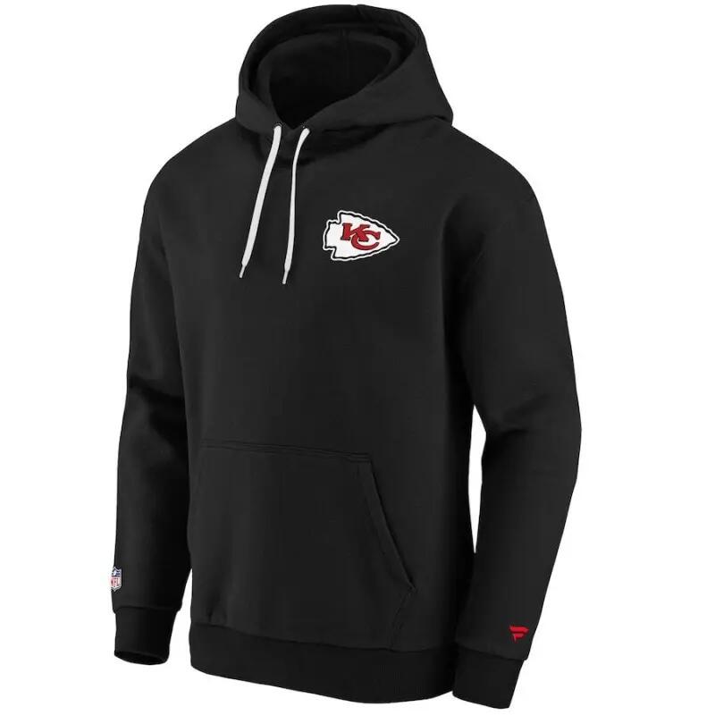 Ensemble Survêtement NFL Kansas City Chiefs Fanatics Tracksuit Noir 3/5