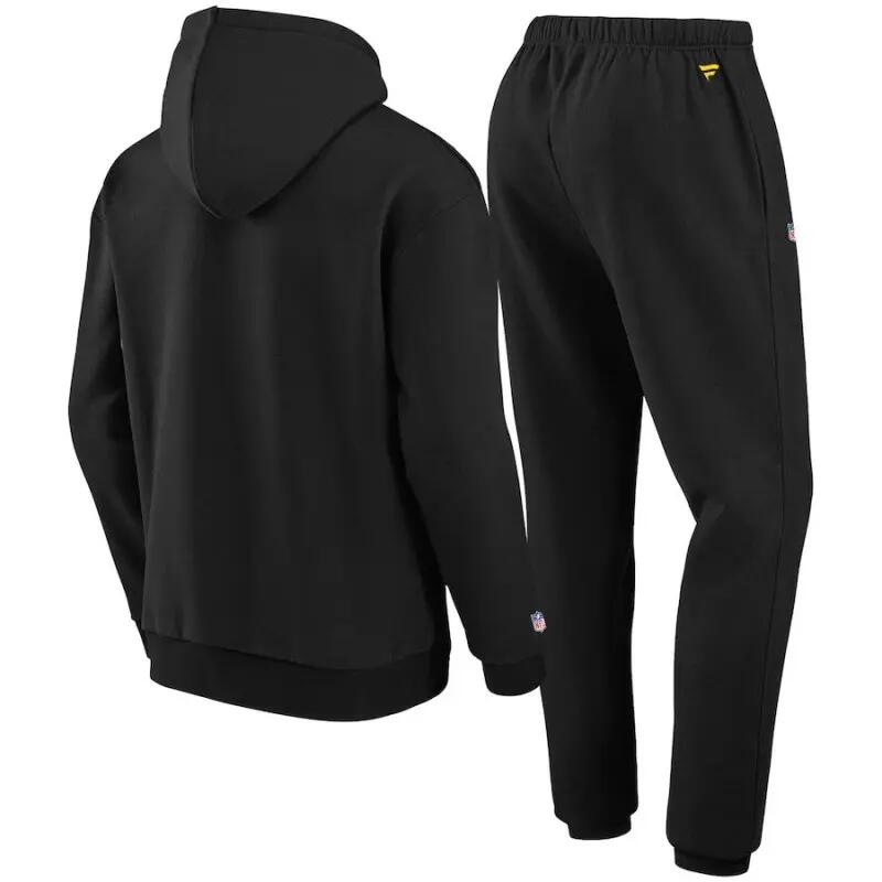 Ensemble Survêtement NFL Pittsburgh Steelers Fanatics Tracksuit Noir 2/5