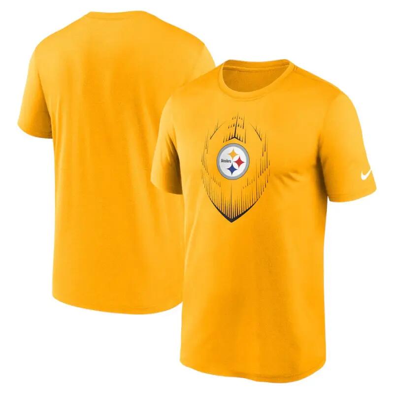 T-shirt NFL Pittsburgh Steelers Nike Recycled Legend Jaune 3/3