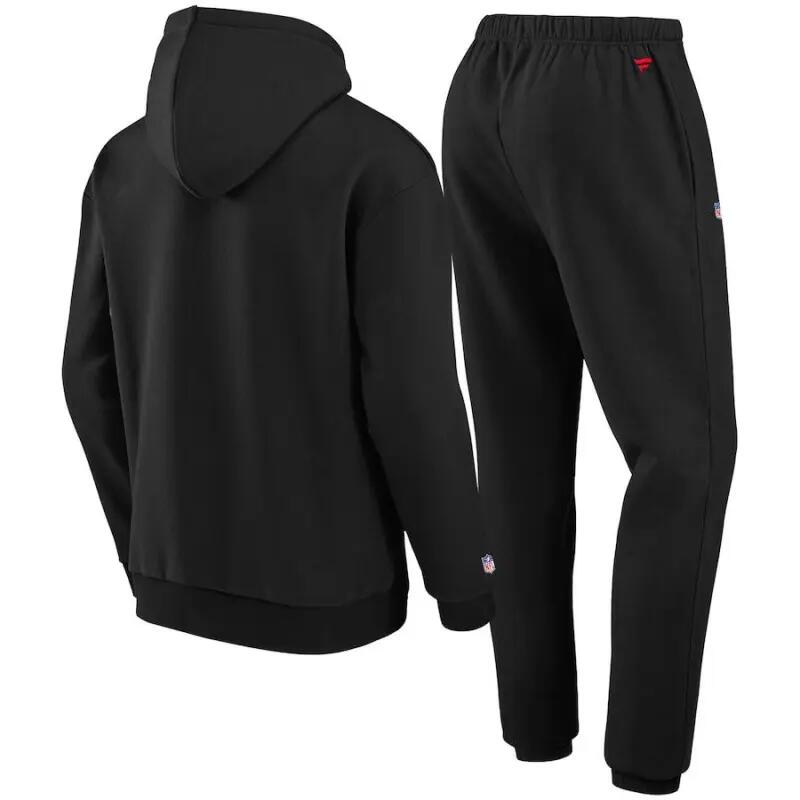 Ensemble Survêtement NFL Kansas City Chiefs Fanatics Tracksuit Noir 2/5