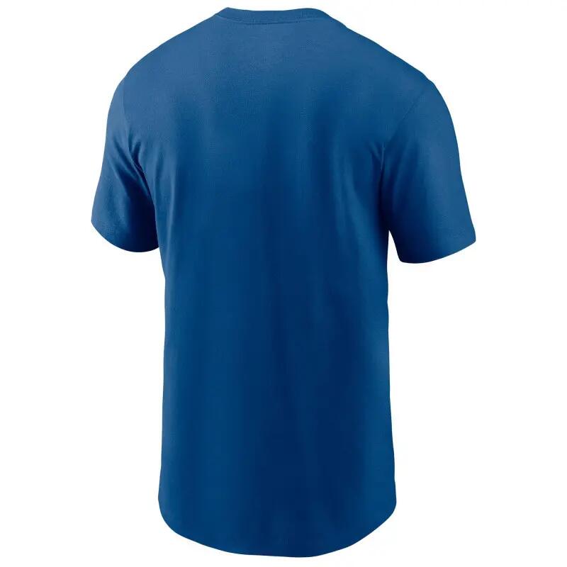 T-shirt NFL Indianapolis Colt Nike Logo Essential Bleu pour homme 2/2