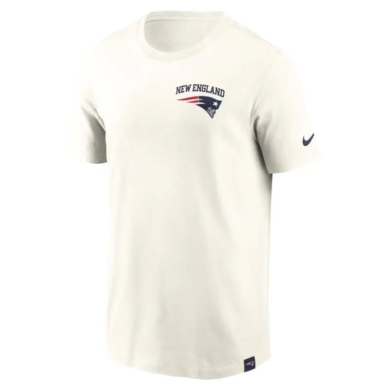 T-shirt NFL New England Patriots Nike Essential Cotton Blanc 2/3