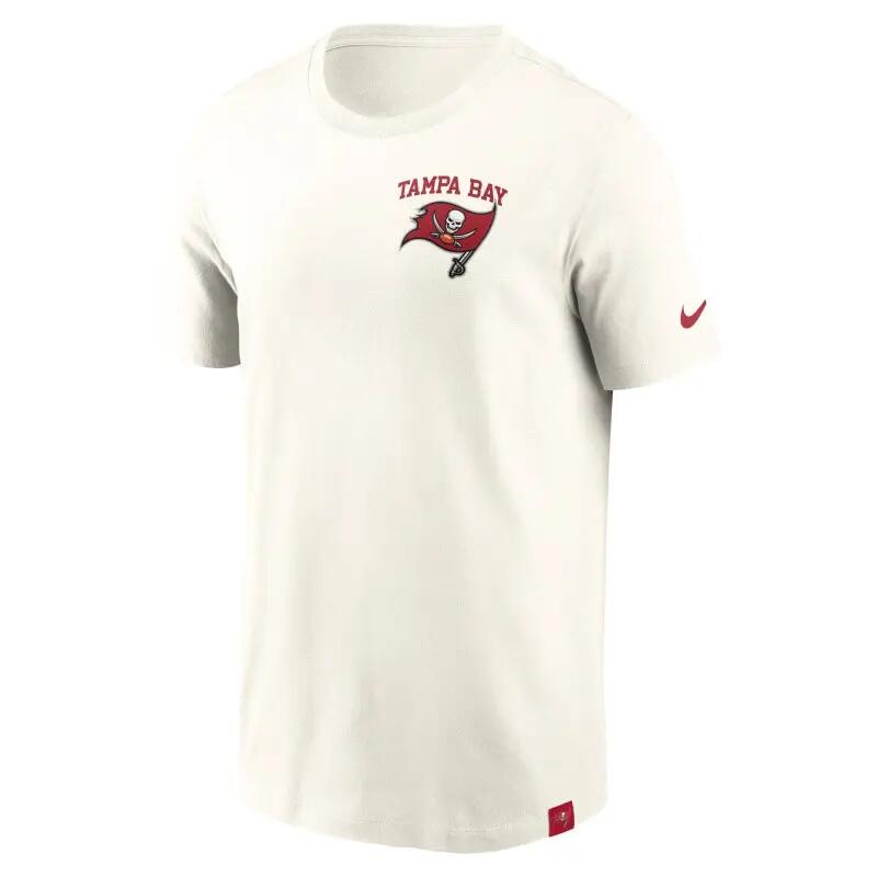 T-shirt NFL Tampa Bay Buccaneers Nike Essential Cotton Blanc 2/3