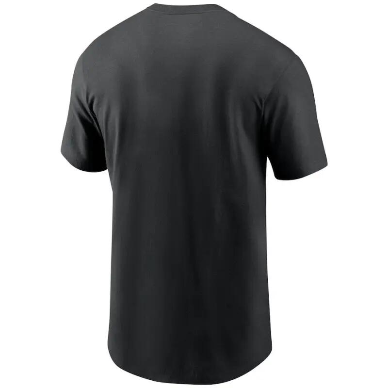 T-Shirt MLB Colorado Rockies Nike Wordmark Noir pour Homme 2/2