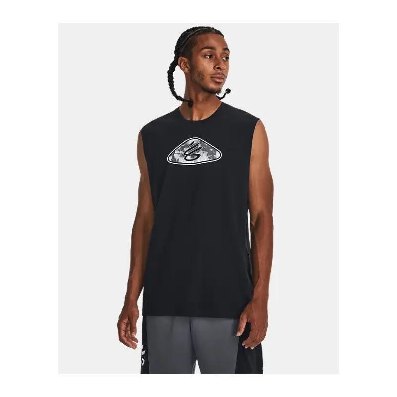 Débardeur Under Armour Curry Noir pour homme 1/1