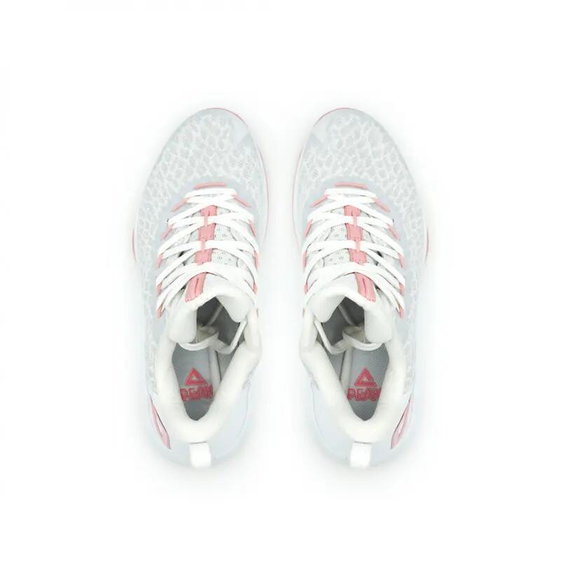 Chaussure de Basketball Peak Snake Blanc Rose 3/5
