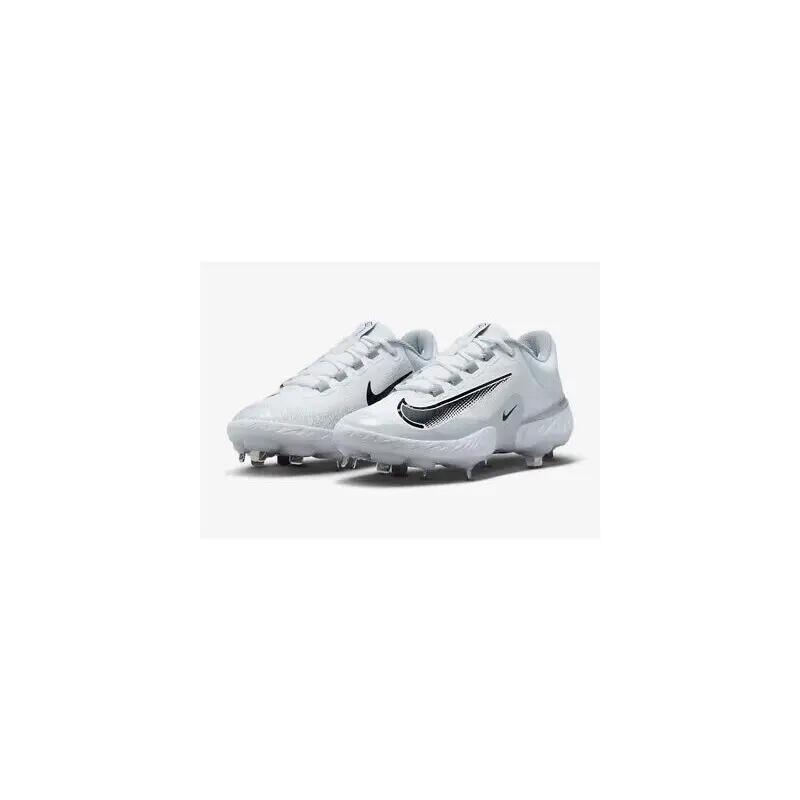 Crampons de Baseball métal Nike Alpha Huarache Elite 4 low Blanc 2/5