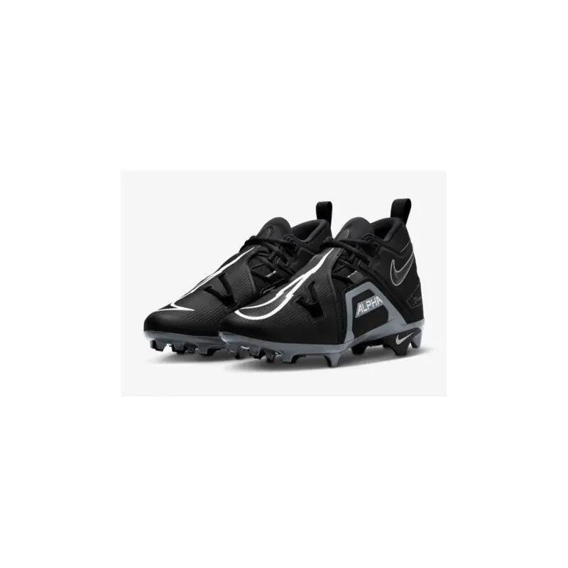 Crampons de Football Americain moulés Nike Alpha menace Pro 3 noir 2/4
