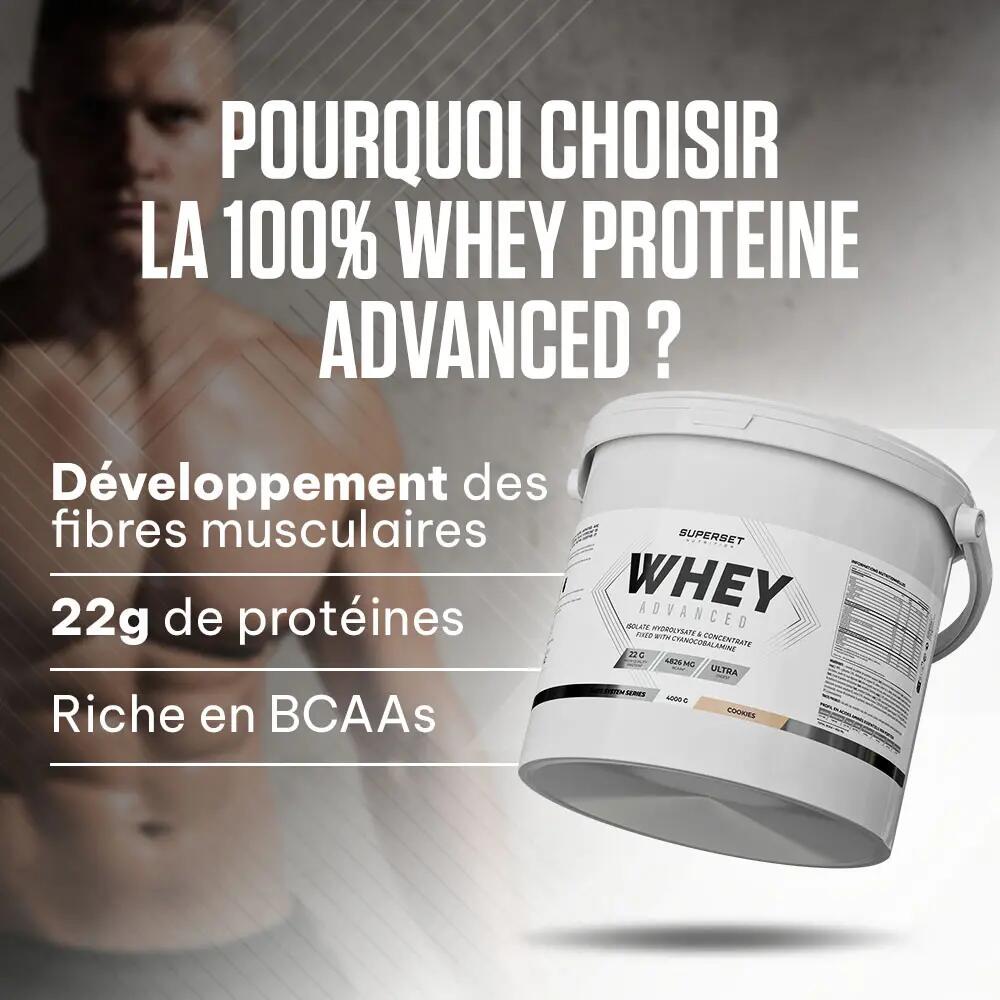 Whey Protéine | 100% Whey Proteine Advanced (4kg) | Chocolat 7/7
