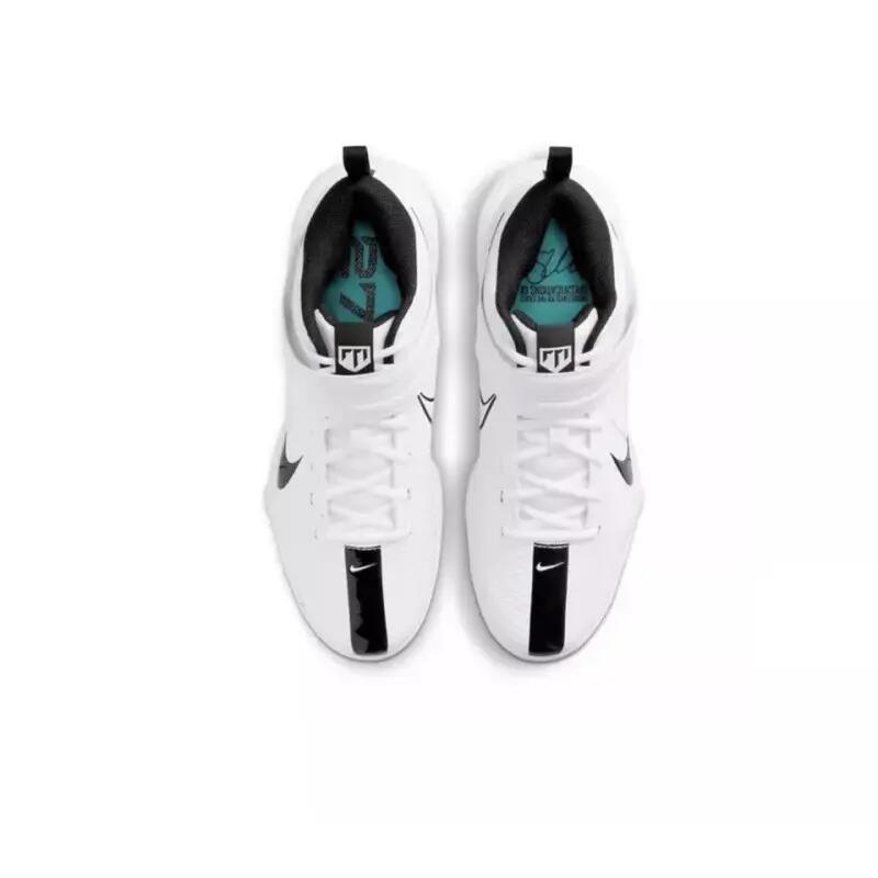 Crampons de Baseball Moulés Nike Force Trout 7 Pro blanc 5/5