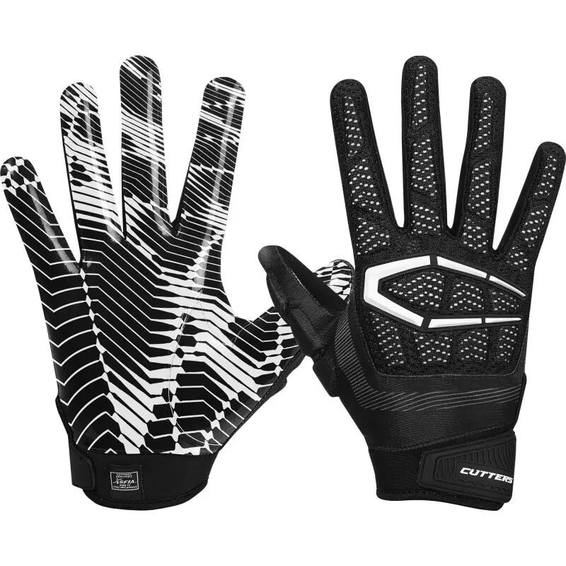 Gants de Football américain Cutters The Gamer 3.0 Noir 1/2