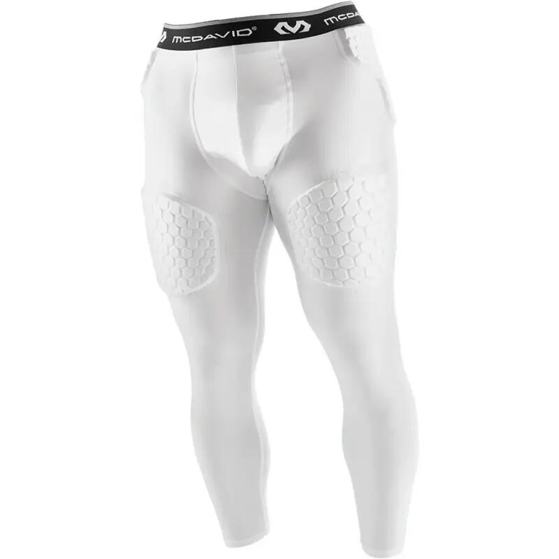 Legging de protection McDavid Hexpad Thudd 5 Pads 3/4 Blanc 2/7
