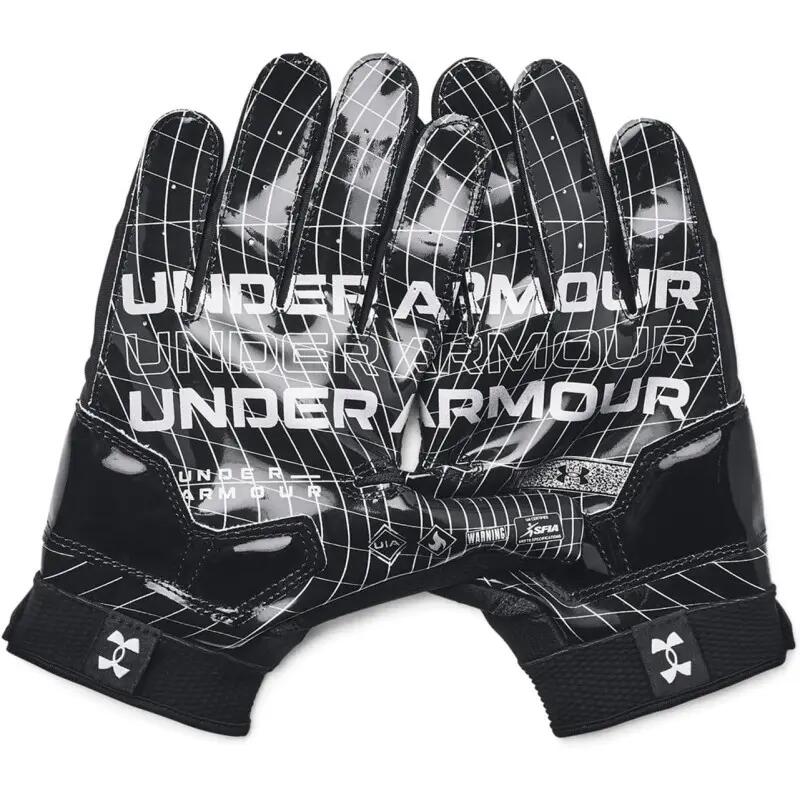Gants de football américain Under armour Combat Noir 2/2