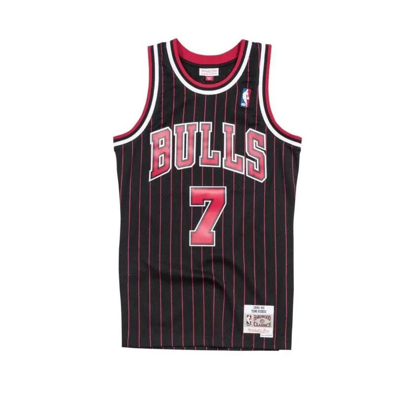 Maillot NBA Tony Kukoc Chicago Bulls 1995-96 Mitchell & ness Hardwood Classics N 1/3