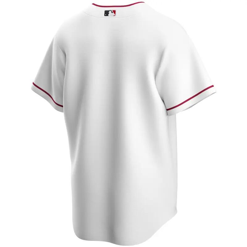 Maillot de Baseball MLB Los Angeles Angels Nike Replica Home Blanc pour Homme 2/2