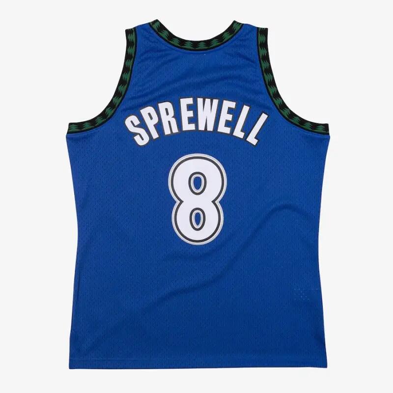 Maillot NBA Latrell Sprewell Minnesota Timberwolves 2003-04 Mitchell & ness hard 2/3