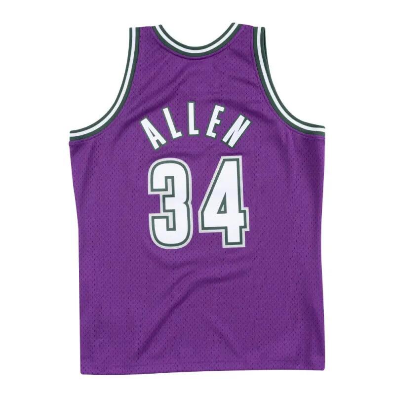 Maillot NBA Ray Allen Millwaukee Bucks 2000-01 Mitchell & ness Hardwood Classic 2/3