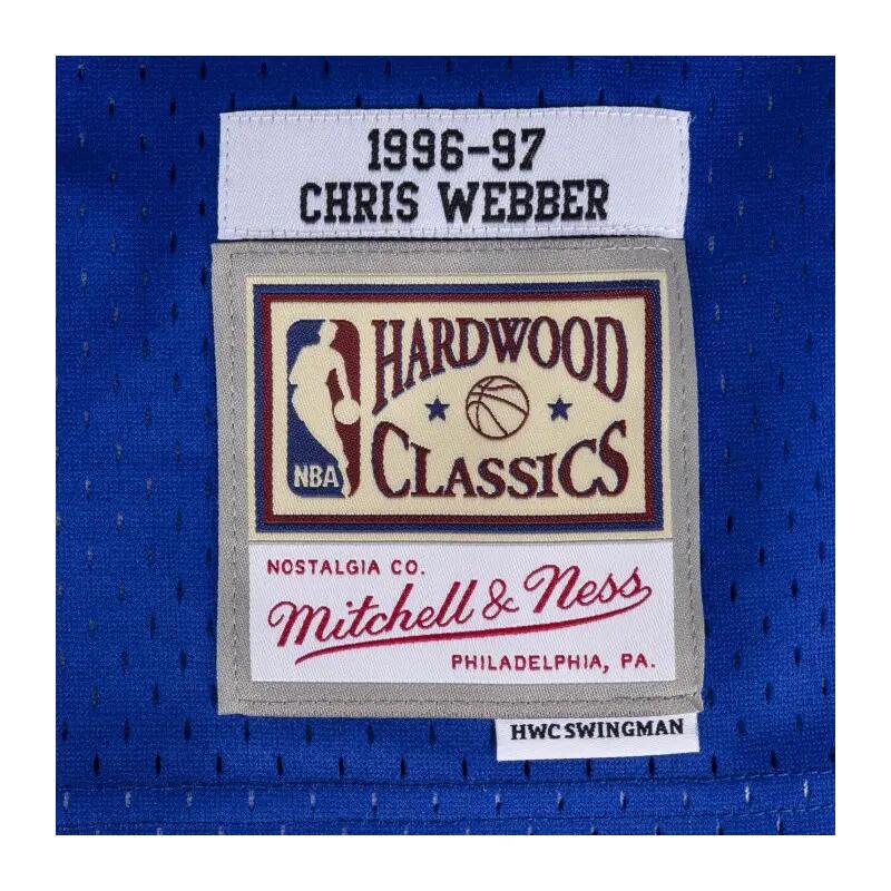 Maillot NBA Chris Webber Washington Bullets 1996-97 Hardwood Classics Mitchell & 3/3