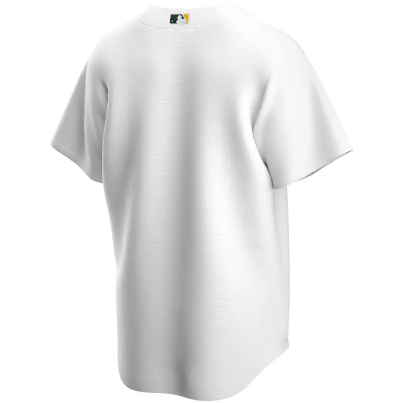 Maillot de Baseball MLB Oakland Athletics Nike Replica Home Blanc pour Homme 2/2