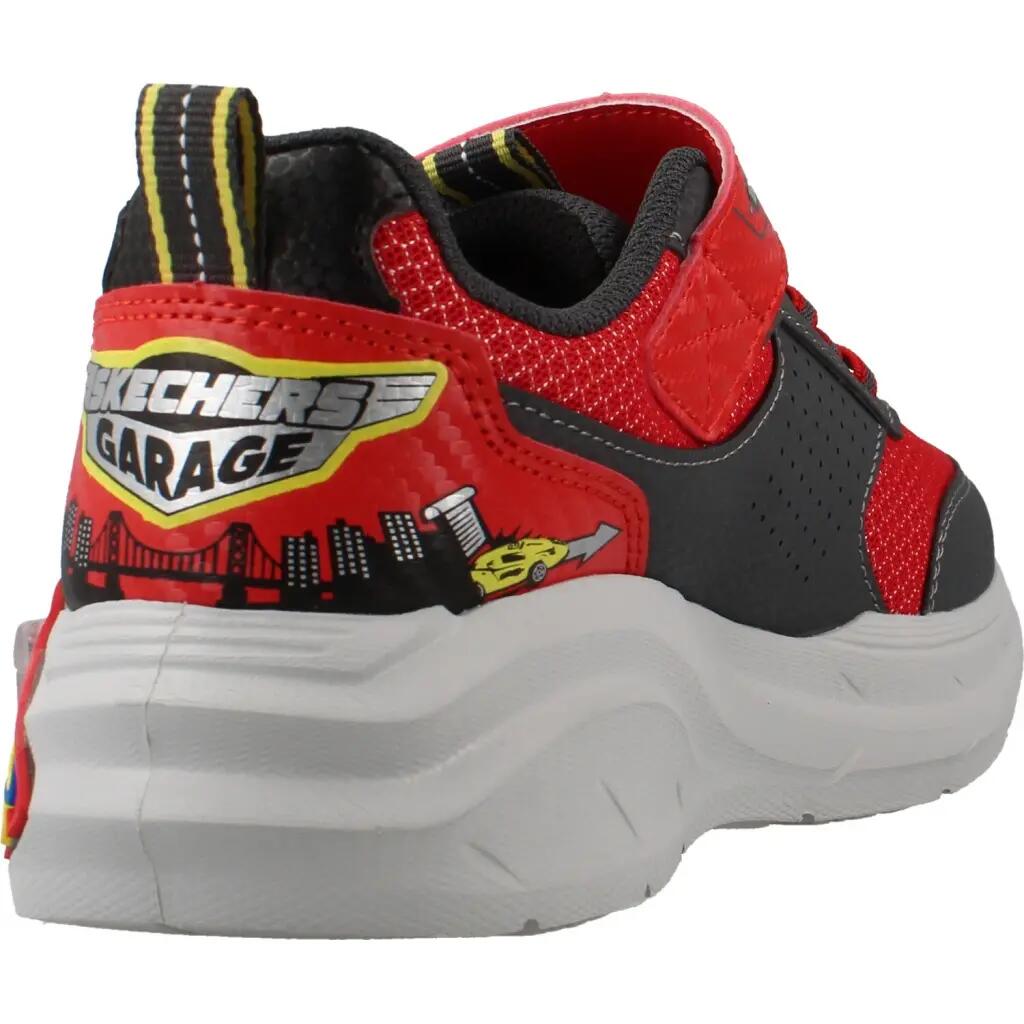 Buty SKECHERS 402150L SKECHERS GARAGE Czerwony 3/5