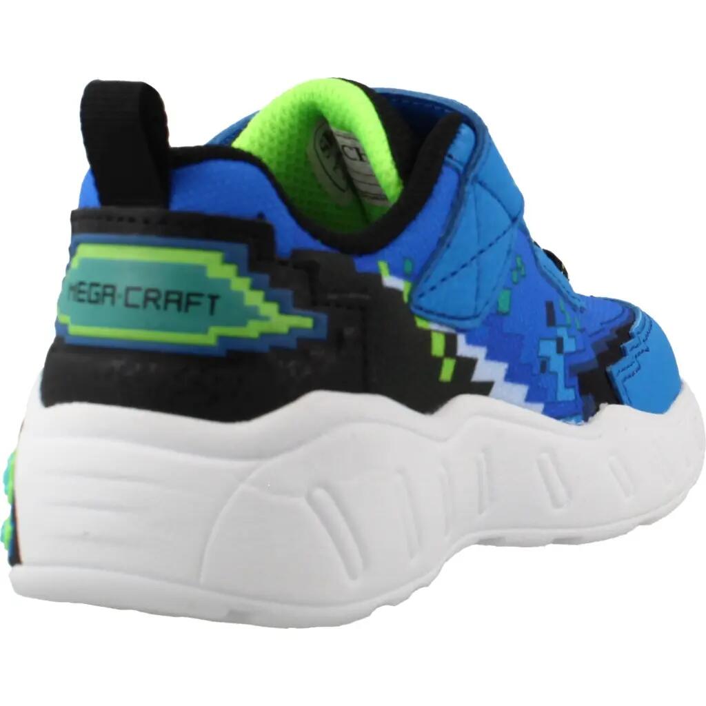 Scarpe da ginnastica Skechers Mega Scene, Blu, Bambini 3/5