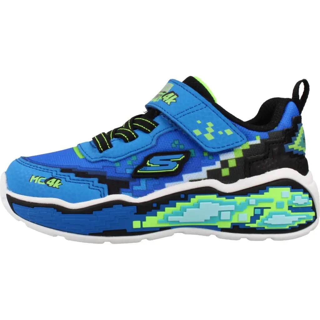 Scarpe da ginnastica Skechers Mega Scene, Blu, Bambini 2/5