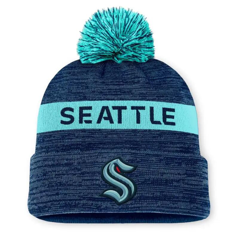 Bonnet NHL Seattle Kraken Fanatics Authentic Pro Rink 1/2