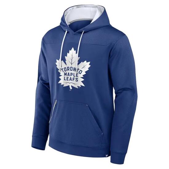 Sweat à capuche NHL Toronto Maple Leafs Fanatics Defender bleu