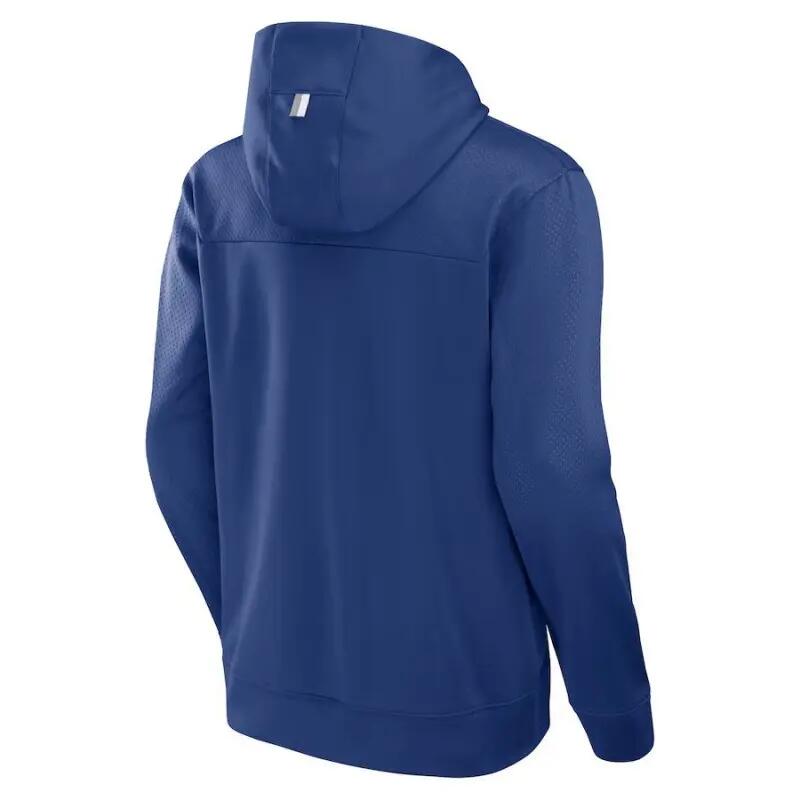 Sweat à capuche NHL Toronto Maple Leafs Fanatics Defender bleu 2/2