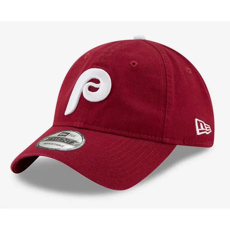Casquette MLB Philadephia Phillies New Era Core Classic 9TWENTY Rouge 1/5
