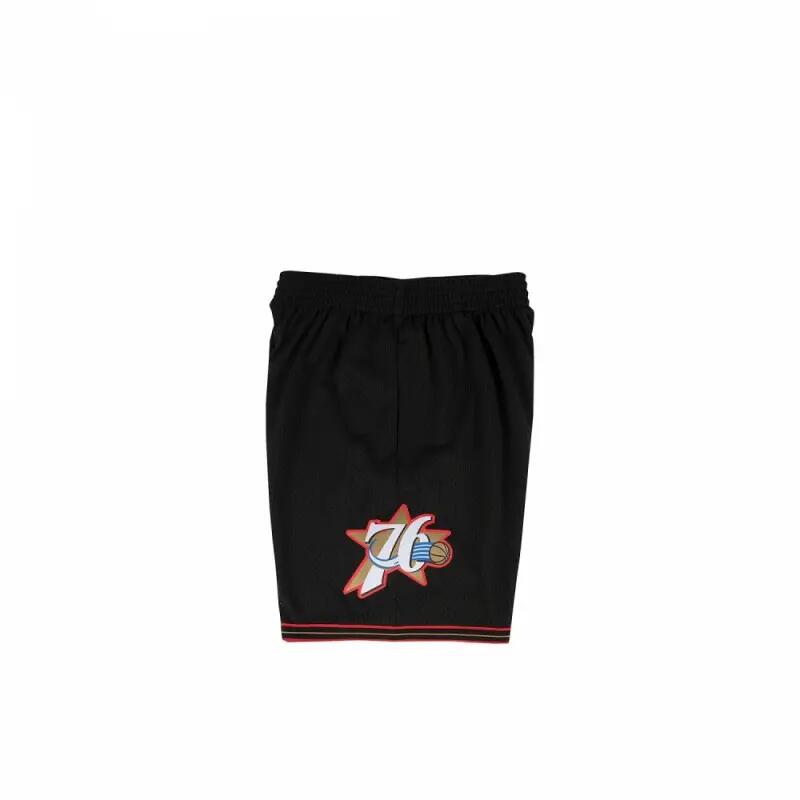 Short NBA Philadelphie 76ers 1997-98 Mitchell & Ness Swingman Noir pour Homme 3/3
