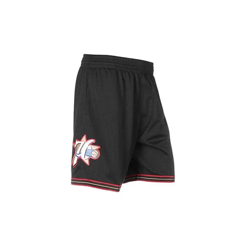 Short NBA Philadelphie 76ers 1997-98 Mitchell & Ness Swingman Noir pour Homme 2/3