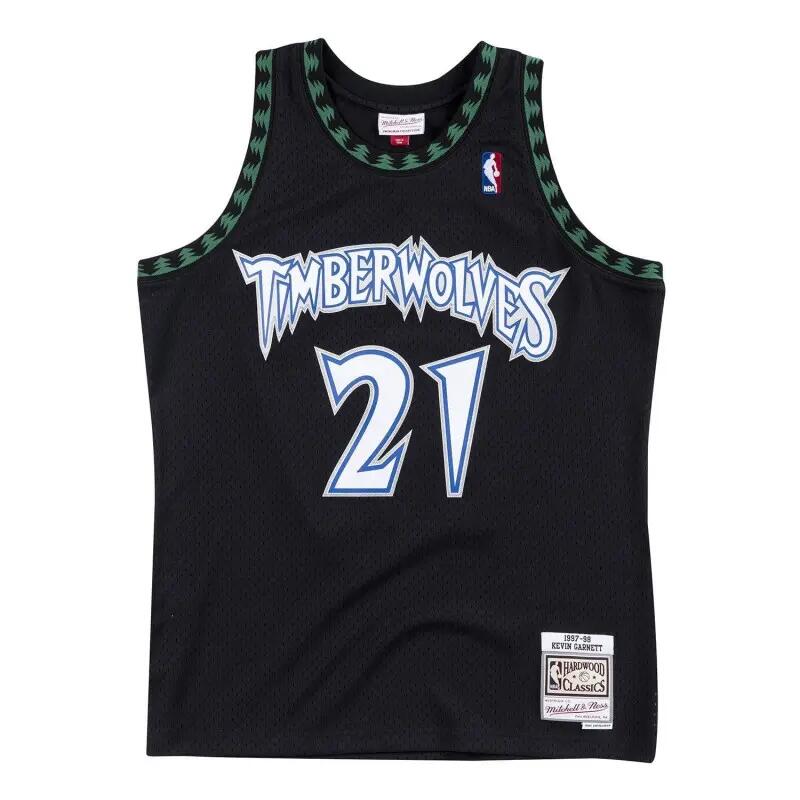Maillot NBA Kevin Garnett Minnesota Timberwolves 1997-98 Mitchell & ness hardwoo 1/3
